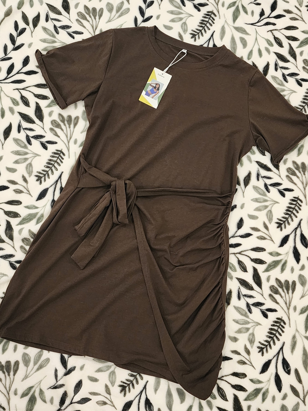 HALARA T-Shirt Wrap Dress XL